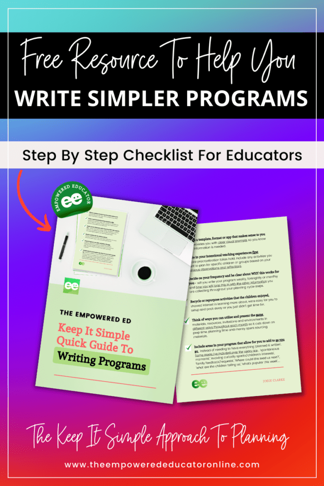 EE FREEBIE_Writing Programs Quick Guide - The Empowered Educator