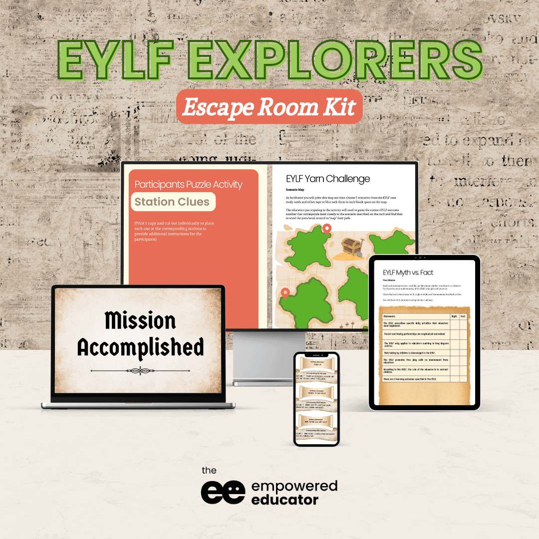 ‘EYLF Explorers’ Escape Room Resource Kit For Educators