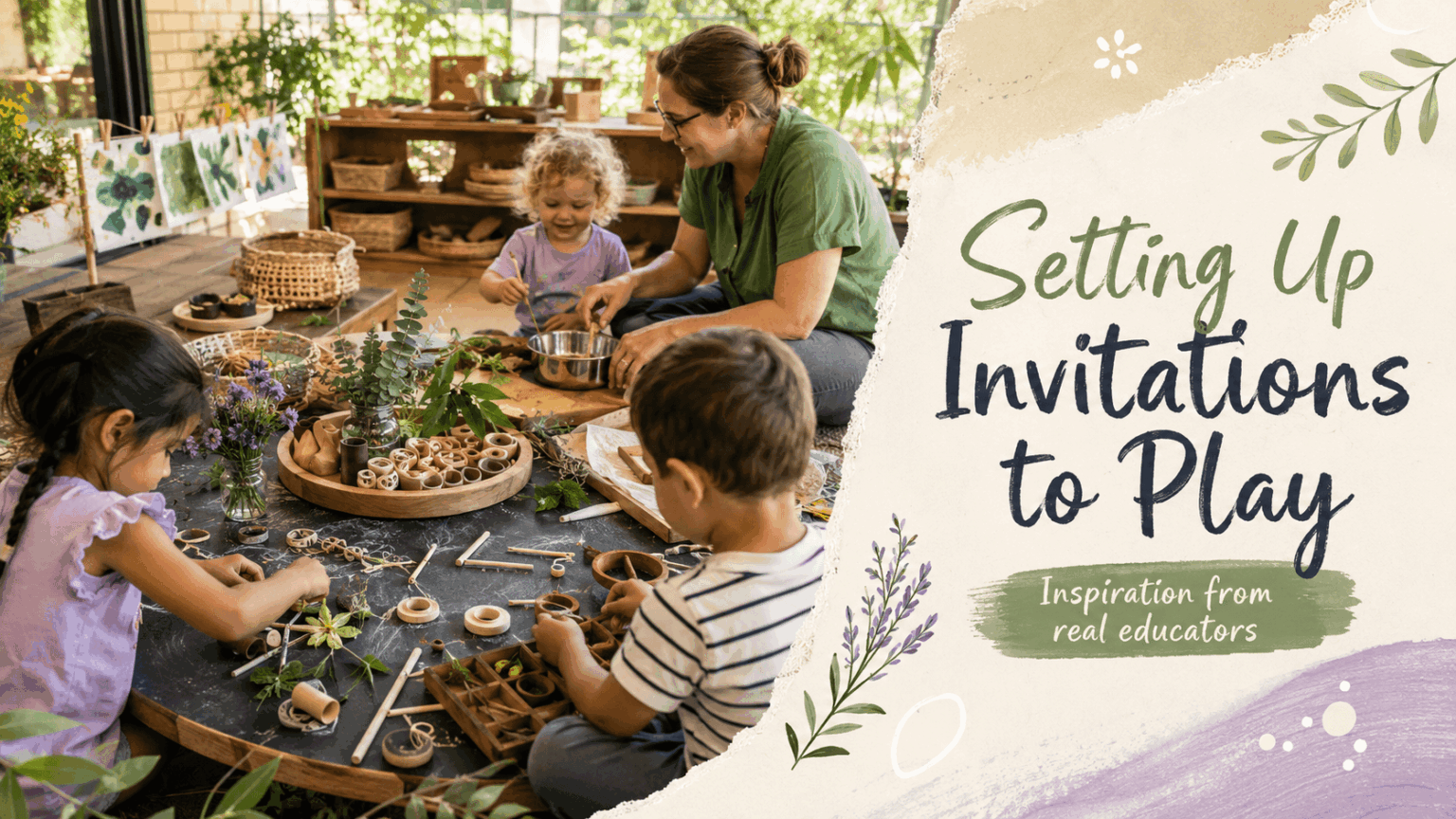 Learning Invitations Book How to set up and create Invitations To Play for early learning!